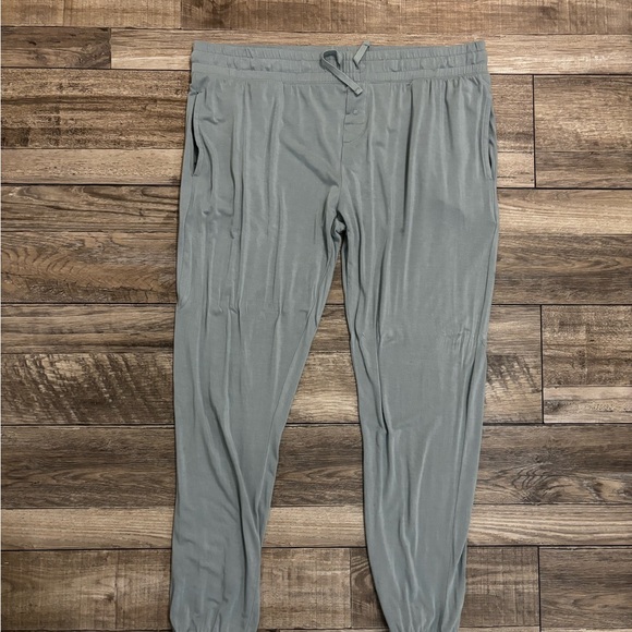 Little Sleepies Blue-Grey Bamboo Pajama Set, size Large - Picture 6 of 10